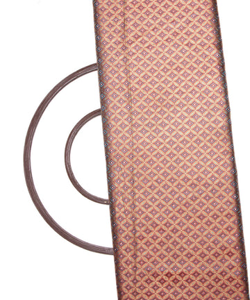 Multi Colour Two Tone Geometric Pattern Satin Brocade Silk Fabric